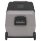vidaXL Nevera con ruedas y adaptador PP y PE negro y gris 50 L vidaXL Nevera con ruedas y adaptador PP y PE negro y gris 50 L