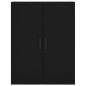 vidaXL Aparador alto madera contrachapada negro 69,5x34x180 cm vidaXL Aparador alto madera contrachapada negro 69,5x34x180 cm