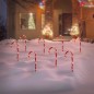 Ambiance Set de bastones de caramelo de Navidad con luces 8 pzas Ambiance Set de bastones de caramelo de Navidad con luces 8 pzas
