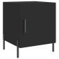 vidaXL Mesitas de noche 2 uds madera de ingeniería negro 40x40x50 cm vidaXL Mesitas de noche 2 uds madera de ingeniería negro 40x40x50 cm
