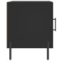vidaXL Mesitas de noche 2 uds madera de ingeniería negro 40x40x50 cm vidaXL Mesitas de noche 2 uds madera de ingeniería negro 40x40x50 cm