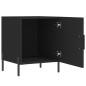 vidaXL Mesitas de noche 2 uds madera de ingeniería negro 40x40x50 cm vidaXL Mesitas de noche 2 uds madera de ingeniería negro 40x40x50 cm
