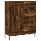 vidaXL Aparador alto madera contrachapada roble ahumado 69,5x34x180 cm vidaXL Aparador alto madera contrachapada roble ahumado 69,5x34x180 cm