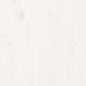 vidaXL Estructura de cama madera maciza King Size blanca 150x200 cm