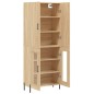 vidaXL Aparador alto madera contrachapada color roble 69,5x34x180 cm vidaXL Aparador alto madera contrachapada color roble 69,5x34x180 cm