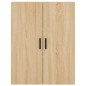 vidaXL Aparador alto madera contrachapada color roble 69,5x34x180 cm vidaXL Aparador alto madera contrachapada color roble 69,5x34x180 cm