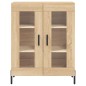 vidaXL Aparador alto madera contrachapada color roble 69,5x34x180 cm vidaXL Aparador alto madera contrachapada color roble 69,5x34x180 cm