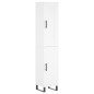 vidaXL Aparador alto madera contrachapada blanco 34,5x34x180 cm vidaXL Aparador alto madera contrachapada blanco 34,5x34x180 cm