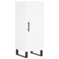 vidaXL Aparador alto madera contrachapada blanco 34,5x34x180 cm vidaXL Aparador alto madera contrachapada blanco 34,5x34x180 cm