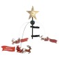Ambiance Estrella de árbol de Navidad con Papá Noel LED Ambiance Estrella de árbol de Navidad con Papá Noel LED