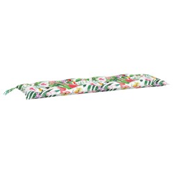 vidaXL Cojín de banco de jardín tela Oxford multicolor 150x50x7 cm