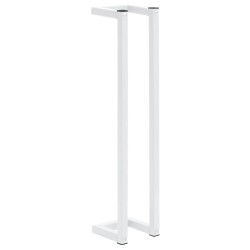 vidaXL Toallero de acero blanco 12,5x12,5x60 cm