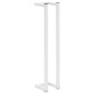 vidaXL Toallero de acero blanco 12,5x12,5x60 cm vidaXL Toallero de acero blanco 12,5x12,5x60 cm