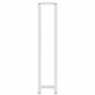 vidaXL Toallero de acero blanco 12,5x12,5x60 cm vidaXL Toallero de acero blanco 12,5x12,5x60 cm