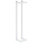 vidaXL Toallero de acero blanco 12,5x12,5x60 cm vidaXL Toallero de acero blanco 12,5x12,5x60 cm