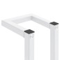 vidaXL Toallero de acero blanco 12,5x12,5x60 cm vidaXL Toallero de acero blanco 12,5x12,5x60 cm