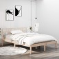 vidaXL Estructura de cama madera maciza 180x200 cm vidaXL Estructura de cama madera maciza 180x200 cm
