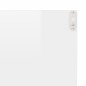 vidaXL Estantes de pared 2 unidades blanco brillo 40x11,5x18 cm