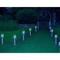 HI Lámparas solares LED de jardín 8 unidades acero inoxidable HI Lámparas solares LED de jardín 8 unidades acero inoxidable
