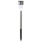 HI Lámparas solares LED de jardín 8 unidades acero inoxidable HI Lámparas solares LED de jardín 8 unidades acero inoxidable