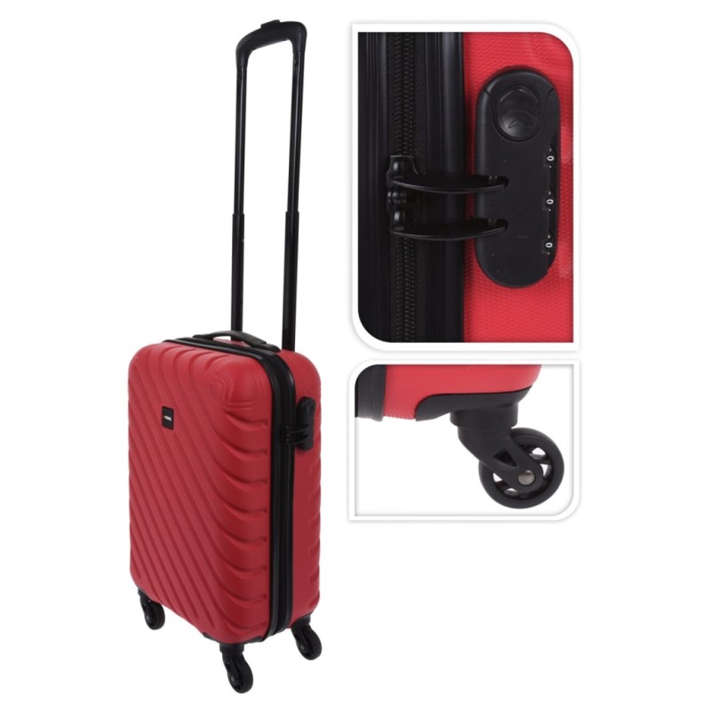 ProWorld Maleta con diseño de diamante rojo cálido 28 L ProWorld Maleta con diseño de diamante rojo cálido 28 L