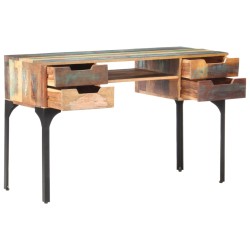 vidaXL Escritorio de madera maciza reciclada 118x48x75 cm