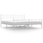 vidaXL Estructura cama metal con cabecero y pie cama blanco 193x203 cm vidaXL Estructura cama metal con cabecero y pie cama blanco 193x203 cm