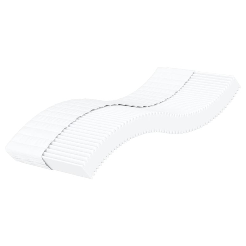 vidaXL Colchón de espuma dureza 2 3 blanco 90x200 cm vidaXL Colchón de espuma dureza 2 3 blanco 90x200 cm