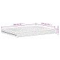vidaXL Colchón de espuma dureza 2 3 blanco 120x200 cm vidaXL Colchón de espuma dureza 2 3 blanco 120x200 cm