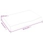 vidaXL Encimera baño madera maciza tratada marrón claro 60x40x(2-6) cm vidaXL Encimera baño madera maciza tratada marrón claro 60x40x(2-6) cm