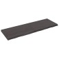 vidaXL Tablero mesa madera roble tratada gris oscuro 180x60x(2-6) cm vidaXL Tablero mesa madera roble tratada gris oscuro 180x60x(2-6) cm