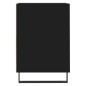 vidaXL Mueble para TV madera contrachapada negro 160x35x55 cm