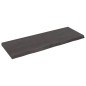 vidaXL Tablero mesa madera roble tratada gris oscuro 140x50x(2-6) cm vidaXL Tablero mesa madera roble tratada gris oscuro 140x50x(2-6) cm