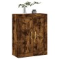 vidaXL Armario de pared madera ingeniería roble ahumado 69,5x34x90 cm vidaXL Armario de pared madera ingeniería roble ahumado 69,5x34x90 cm