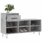 vidaXL Mueble zapatero madera contrachapada gris hormigón 102x36x60 cm vidaXL Mueble zapatero madera contrachapada gris hormigón 102x36x60 cm