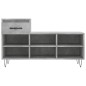 vidaXL Mueble zapatero madera contrachapada gris hormigón 102x36x60 cm vidaXL Mueble zapatero madera contrachapada gris hormigón 102x36x60 cm