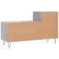 vidaXL Mueble zapatero madera contrachapada gris hormigón 102x36x60 cm vidaXL Mueble zapatero madera contrachapada gris hormigón 102x36x60 cm