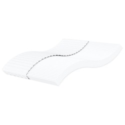 vidaXL Colchón de espuma dureza 2 3 blanco 200x200 cm