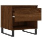 vidaXL Mesas de centro 2 uds madera ingeniería roble marrón 50x46x50cm