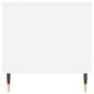 vidaXL Mesa de centro madera contrachapada blanco 90x44,5x45 cm