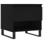 vidaXL Mesa de centro madera de ingeniería negro 50x46x50 cm vidaXL Mesa de centro madera de ingeniería negro 50x46x50 cm