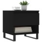 vidaXL Mesa de centro madera de ingeniería negro 50x46x50 cm vidaXL Mesa de centro madera de ingeniería negro 50x46x50 cm