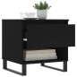 vidaXL Mesa de centro madera de ingeniería negro 50x46x50 cm vidaXL Mesa de centro madera de ingeniería negro 50x46x50 cm