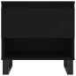 vidaXL Mesa de centro madera de ingeniería negro 50x46x50 cm vidaXL Mesa de centro madera de ingeniería negro 50x46x50 cm
