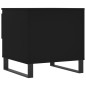 vidaXL Mesa de centro madera de ingeniería negro 50x46x50 cm vidaXL Mesa de centro madera de ingeniería negro 50x46x50 cm