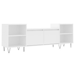 vidaXL Mueble para TV madera contrachapada blanco 160x35x55 cm