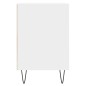 vidaXL Mueble para TV madera contrachapada blanco 160x35x55 cm