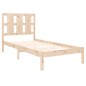 vidaXL Estructura de cama madera maciza 90x190 cm vidaXL Estructura de cama madera maciza 90x190 cm