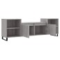 vidaXL Mueble para TV madera contrachapada gris Sonoma 160x35x55 cm vidaXL Mueble para TV madera contrachapada gris Sonoma 160x35x55 cm