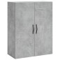 vidaXL Armario de pared madera ingeniería gris hormigón 69,5x34x90 cm vidaXL Armario de pared madera ingeniería gris hormigón 69,5x34x90 cm